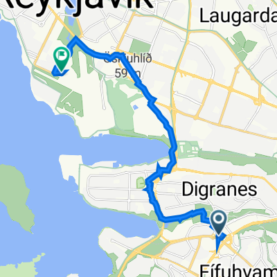 Smáratorg 3, Kópavogur to Vatnsmýri, Reykjavík