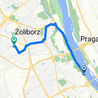 Bulwar J Karskiego, Warsaw to Zygmunta Krasińskiego 41B, Warsaw