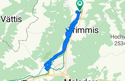 Route in der Bikemap App öffnen