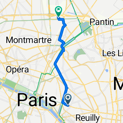 65 Rue du Faubourg Saint-Antoine, Paris à 6 Rue Gaston Tissandier, Paris