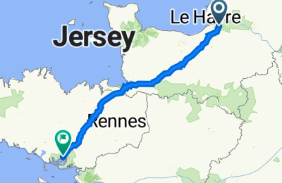 Route in der Bikemap App öffnen