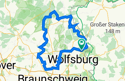 Route in der Bikemap App öffnen