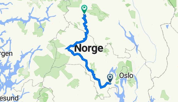 Solberg terrasse 10, Solbergmoen to Beitostølen