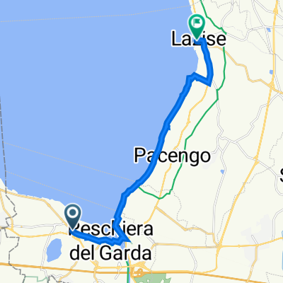 Via Bell’Italia 6, Peschiera del Garda to Piazza Antonio Partenio 13, Lazise