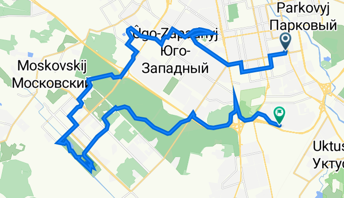 От улица Белинского д.156, Екатеринбург до улица Крестинского 35, Екатеринбург