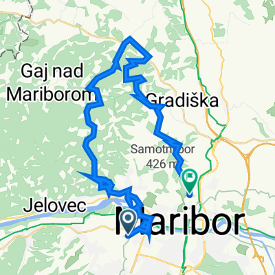 Filipičeva ulica 34 to Piramida 2