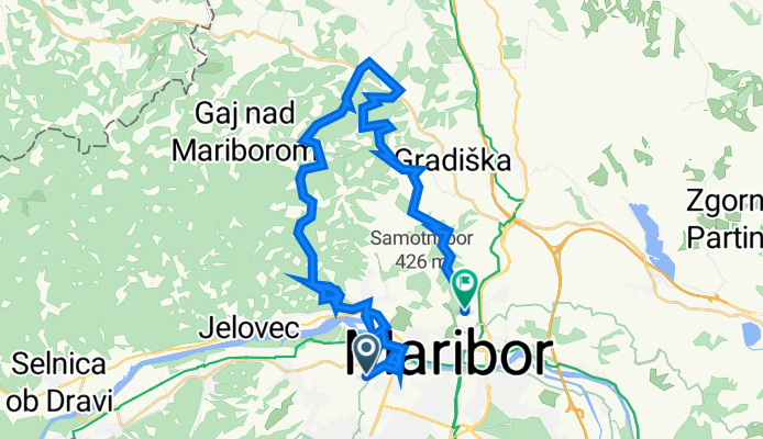 Filipičeva ulica 34 to Piramida 2