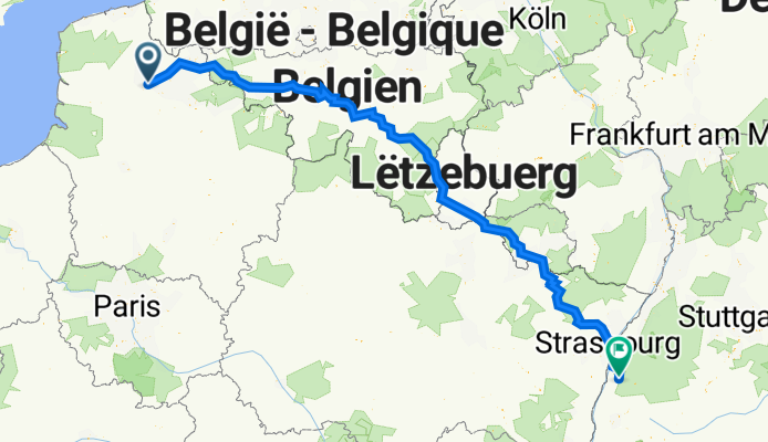Allée Champêtre 20, Hesdigneul-lès-Béthune to Turmstraße 29, Lahr/Schwarzwald