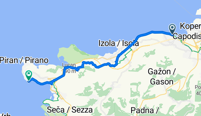 Istrska cesta 70, Koper to Obala 4A, Portorož