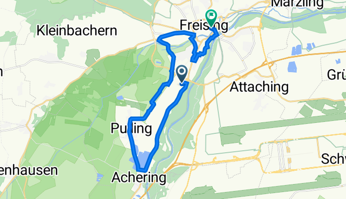 Milchstraße 1, Freising nach Luckengasse, Freising