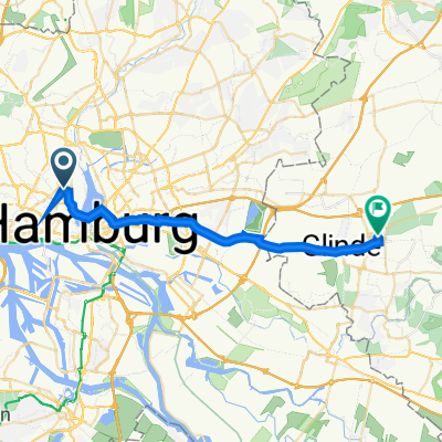 Rutschbahn 18, Hamburg nach Op den Stüben 26B, Reinbek