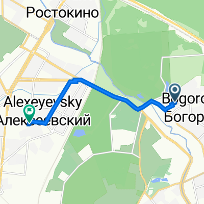 От Миллионная улица 11/2, Москва до Маломосковская улица 10, Москва