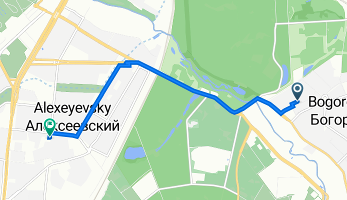 От Миллионная улица 11/2, Москва до Маломосковская улица 10, Москва
