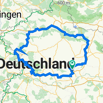 West-/Nordthüringen 260km