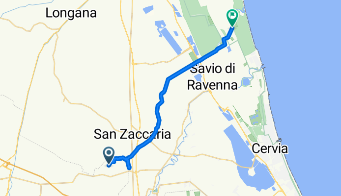 sull'argine del Bevano.