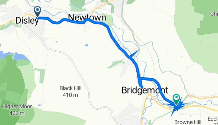 Buxton Road 129, Disley to Bugsworth Basin 60a, Buxworth