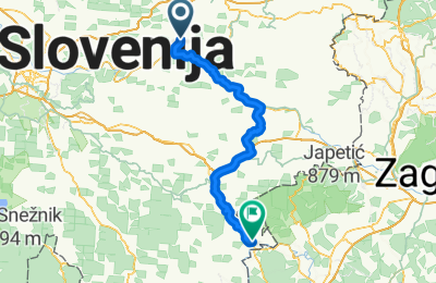 Route in der Bikemap App öffnen