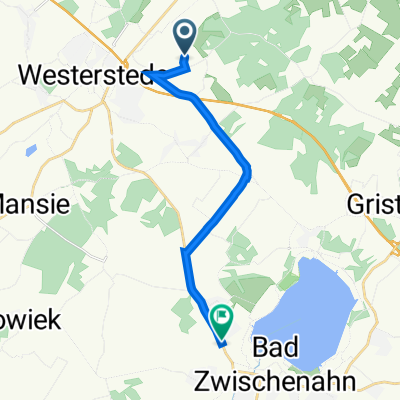 Sexmähen 4, Westerstede nach Westersteder Straße 3, Bad Zwischenahn