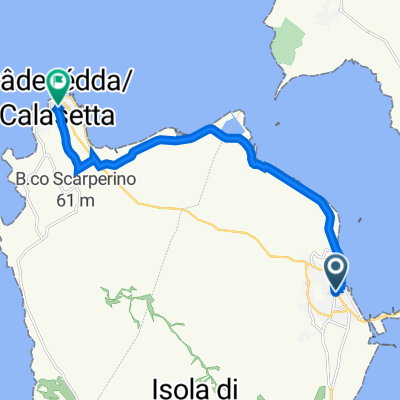 Via Nazionale 2, Sant'Antioco to Via Savoia 62, Calasetta