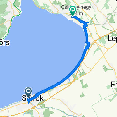 4 Siófok nach Balatonkenese
