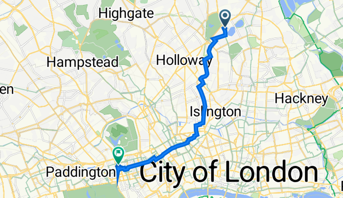 254 Nathaniel Court, Green Lanes, London to 30 Dorset St, London