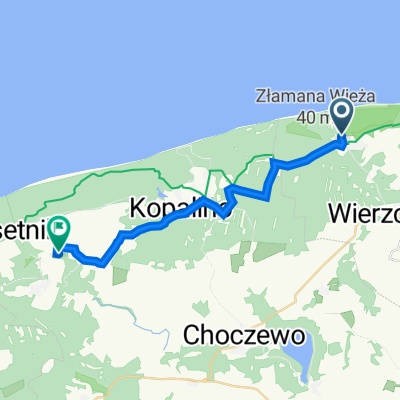 Białogóra to Leszczynowa 7, Sasino