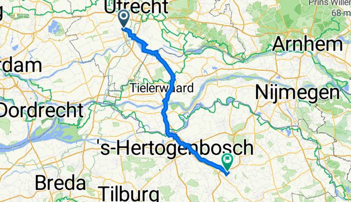 Anijsgaarde 12, Nieuwegein naar Geerbosch 9, Veghel