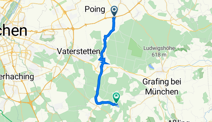 Gewerbepark 8E, Anzing nach Moosach