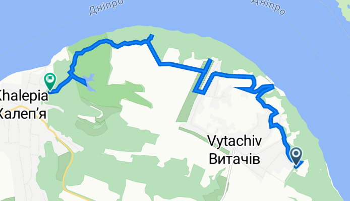 Витачів до Халеп'я