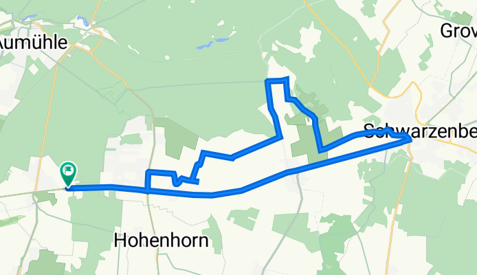 Kröppelshagen, Rehwinkel, Kröppelshagen-Fahrendorf nach Kröppelshagen, Rehwinkel, Kröppelshagen-Fahrendorf