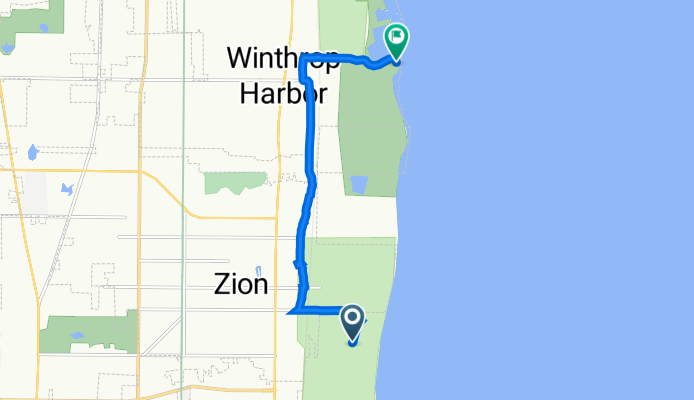 Zion to N Point Dr, Winthrop Harbor