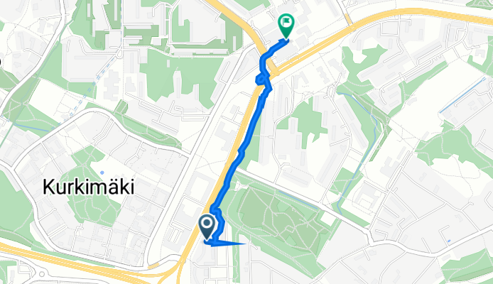 Vienankatu 1, Helsinki to Kontulantie 20, Helsinki