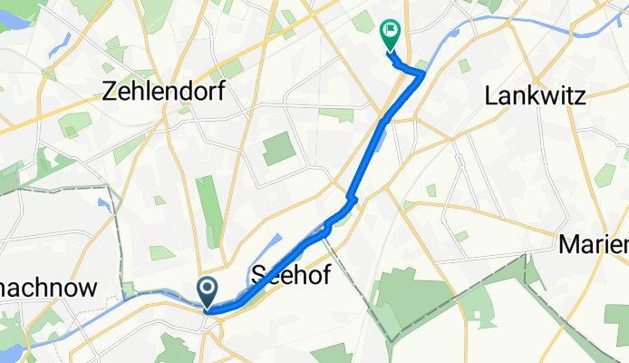 Zehlendorfer Straße, Teltow to Dürerstraße 8, 柏林