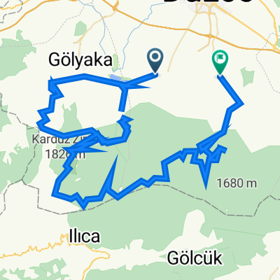 Gölormanı Köyü İç Yolu to İsimsiz Yol, Uğur