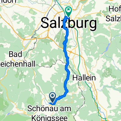 Am Brandholz 2 1/2, Berchtesgaden nach Südtiroler Platz 1, Salzburg