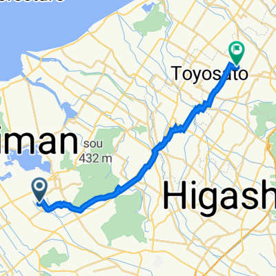 県道199号, 近江八幡市 to 尼子1477, 犬上郡甲良町