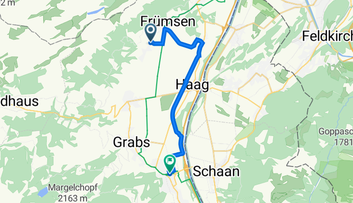 Hinderdorf 18–20, Sax nach Grünaustrasse 22, Buchs SG