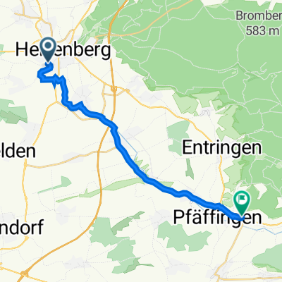 Falkenweg 2, Herrenberg nach Jesinger Hauptstraße 61/2, Tübingen