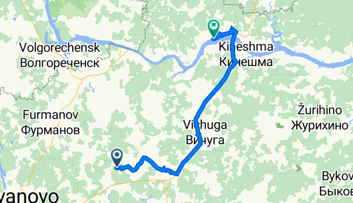 Родниковский район до Хмелево улица, 1, деревня Хмелево