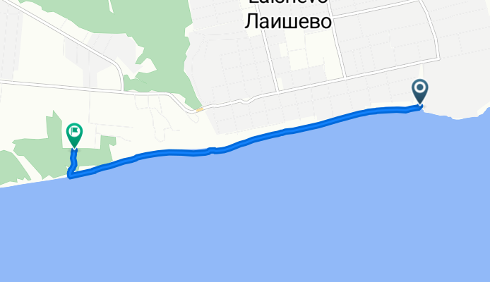 Большая Садовая улица, 40А, Лаишевский район до Лаишевский район