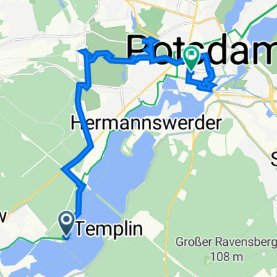 An der Pirschheide 41, Potsdam nach Dortustraße 32, Potsdam