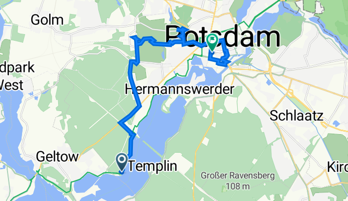 An der Pirschheide 41, Potsdam nach Dortustraße 32, Potsdam