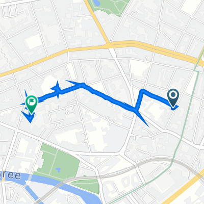 Alte Schönhauser Straße 21, Berlin nach Oranienburger Straße 32, Berlin