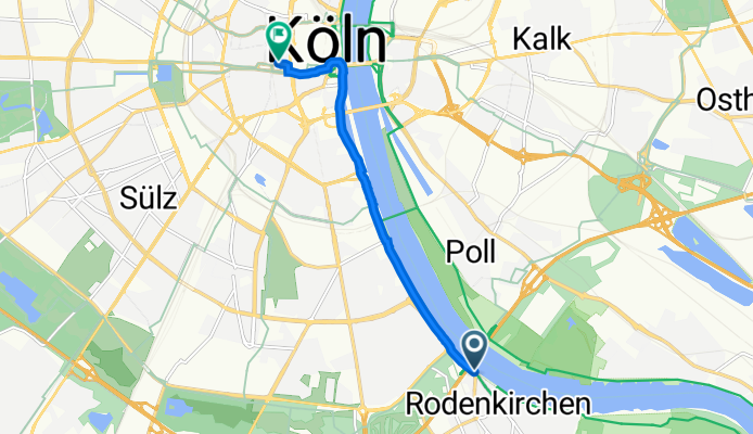 Hauptstraße 1, Köln nach Schildergasse 106, Köln