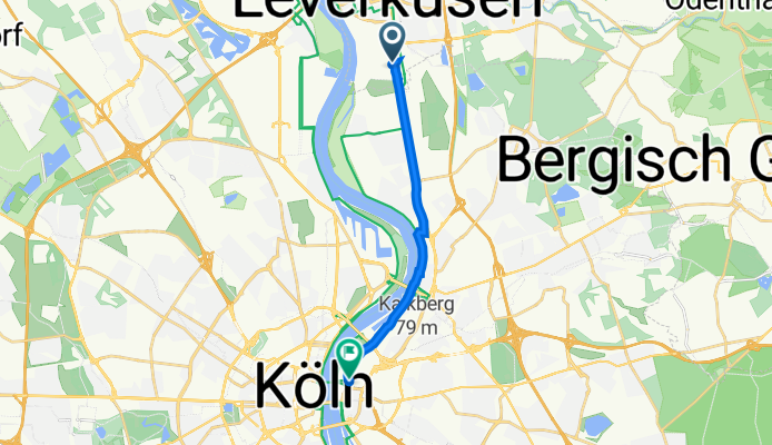 Chempark 42E, Leverkusen nach Auenweg, Köln