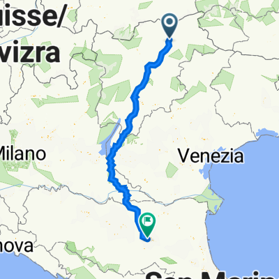 Pustertaler Straße 5A, Natz-Schabs to Via Emilia Ponente 76c, Bologna