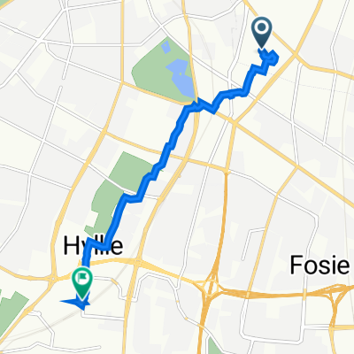 Möllevången, Malmö to Hyllie stationsväg 46, Malmö