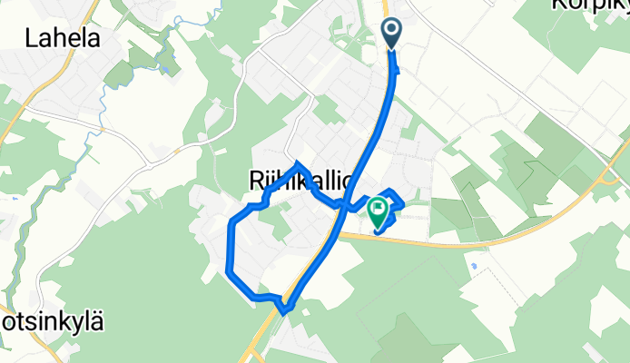 Hiekkamäentie 11, Hyrylä to Majavantie 1, Hyrylä