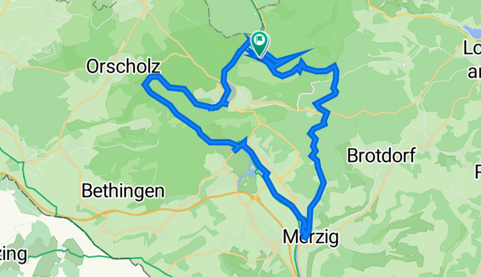 Im Neuenland 34, Mettlach nach Burfelsweg 7, Mettlach