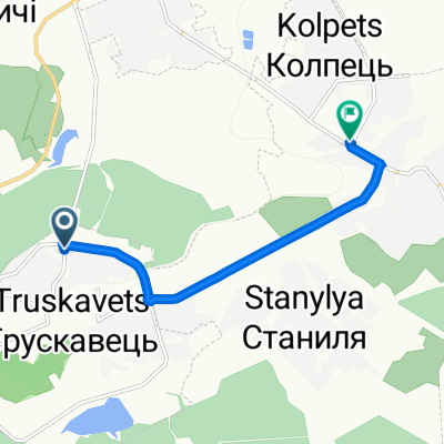 Дрогобицька вулиця, Трускавець to Дрогобицька вулиця, 64, Стебник